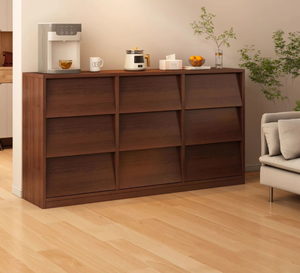 Modern 5-Tier Portable Bookcase, Wood Grain Finish <strong>Desktop</strong> <strong>Shelving</strong> <strong>Unit</strong>, Creative Storage Rack for Home Office &amp; Living Room - Product Image 6