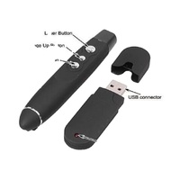 Stylo de projection PP-1000, stylo multimédia, télécommande sans fil, commande vocale, laser vert, portée de 30 m