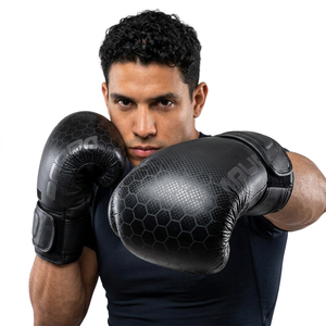Gants de combat en cuir de haute qualité, imperméables, ajustables, pour la compétition, le kickboxing, le sparring, l'entraînement, équipement de boxe - Product Image 5
