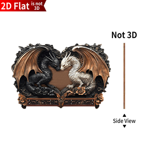 Giá đỡ chìa khóa hình Rồng bằng gỗ với 4 móc kim loại dễ dàng gắn tường một tầng công cụ tiết kiệm không gian - Product Image 5