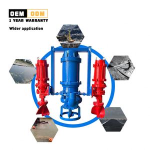 Bomba Sumergible para Lodos Resistente al Desgaste, 80m 30kW, Bomba Eléctrica Industrial para Dragado con Agitador para Dragado de Ríos, Arena y Grava - Product Image 4