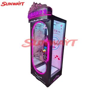 Máquina de Juegos Arcade Operada con Monedas, Máquina de Cortar Premios Rosa, Corta Tu Premio, Máquina Expendedora de Juguetes de Regalo - Product Image 4