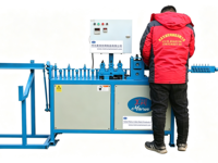 Machine à fabriquer des fils barbelés galvanisés de type droit, utilisée pour les clôtures à fils barbelés