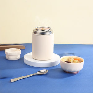 500ml Insulated <b>Lunch</b> <b>Box</b> Stainless Steel Thermos Cup Braised Stewing Pot Portable Keeps Warm for Student <b>Boys</b> Girls School Offi - Product Image 2