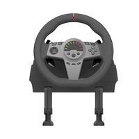 HONSON Gaming 270 DE Racing Volant avec audio pour Xbox Series X & S/x-One/PS4/PS4 SLIM/PS4 Pro/ PS3/SWITCH/PC Volant de jeu