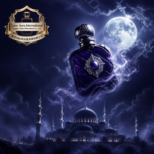 Extrait de <span class=keywords><strong>Parfum</strong></span> Unisexe Moonlight Oud 30% <span class=keywords><strong>Iris</strong></span> Argenté Safran Oud Rose Bois de Santal Musc Cadeau Ramadan - Product Image 6