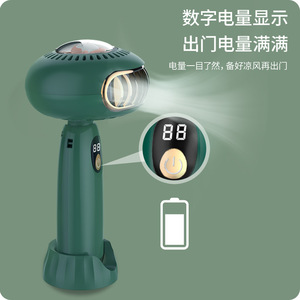 Mini Ventilador Eléctrico Portátil Recargable de 6000mAh, Ventilador de Mano Refrescante para Uso en Exteriores - Product Image 3