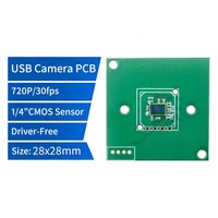 Module de caméra USB 28*28mm 1MP 720P 1280*720 30fps 1/4" CMOS UVC OTG pour l'acquisition d'images industrielles