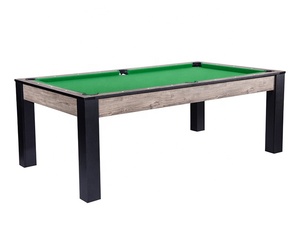 Table de 1/2 pieds, 7 pieds, <span class=keywords><strong>convertible</strong></span>, design <span class=keywords><strong>industriel</strong></span>, pour piscine et table à manger, avec tapis rouge vert bleu - Product Image 2