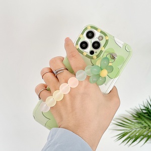 <span class=keywords><strong>Custodia</strong></span> per cellulare <span class=keywords><strong>verde</strong></span> catena perline all'ingrosso per <span class=keywords><strong>iPhone</strong></span> 13 12 Pro <span class=keywords><strong>11</strong></span> Pro Max IMD <span class=keywords><strong>custodia</strong></span> protettiva per braccialetto fiore - Product Image 4