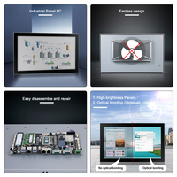 Ordinateur embarqué 12-21,5 pouces, processeur I7-12e génération, Win10/11 Linux, tablette industrielle tout-en-un robuste, PC industriel Windows