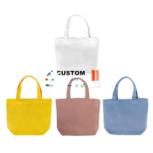Diy School Activities Shopping Groceries Gift Party 6 Colors Reusable Mini Cotton <b>Small</b> <b>Canvas</b> <b>Tote</b> <b>Bag</b> Kids - Product Image 1