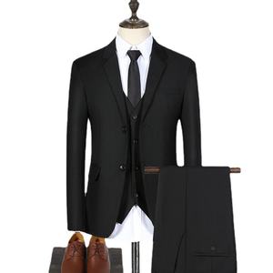 Traje <span class=keywords><strong>de</strong></span> Hombre Negro Personalizado <span class=keywords><strong>de</strong></span> China, Precio Más Bajo, Directo <span class=keywords><strong>de</strong></span> Fábrica, Traje Formal <span class=keywords><strong>de</strong></span> Negocios para Hombre, Traje <span class=keywords><strong>de</strong></span> Boda <span class=keywords><strong>de</strong></span> <span class=keywords><strong>Tres</strong></span> <span class=keywords><strong>Piezas</strong></span> para Hombre - Product Image 1