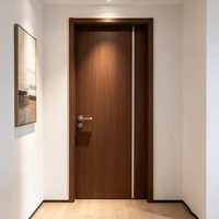 Porte intérieure en bois multi-couches résistante aux rayures, épaisseur 50 mm, étanche, pour hôpital, école, hôtel