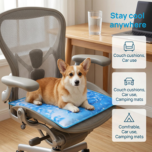 Dog & Cat Cooling Mat Double Sided Durable Water Resistant Comfortable PVC Portable for All Pets - Product Image 4