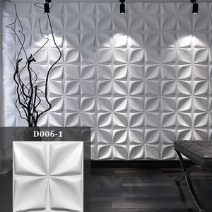 Glossy and Matt 3d board pvc paintable wall decoration 3d board