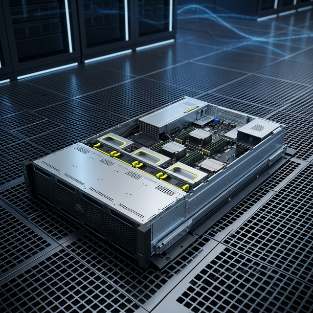 RS720-E11-RS12U 2U GPU Rack Server Support 4 Double-width GPU AI Computing