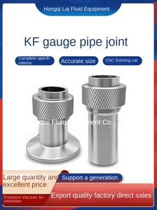 KF thép không gỉ 304 đo khớp Ống Phụ kiện chân không bán dẫn và phụ kiện đường ống áp suất thấp - Product Image 2