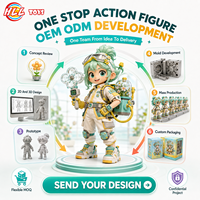 Figurine de collection en PVC peinte haute précision, personnalisée OEM/ODM, pour fille, avec emballage cadeau pour présentation sur étagère