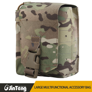 JinTeng Gilet Tactique Poitrine Suspendue MOLLE Expansion Pack <span class=keywords><strong>Radio</strong></span> Side Pouch Sac Grand Camouflage Multi-fonctionnel Secondaire Sac - Product Image 2