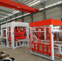 Machine à pavés intelligente QT8-15 avec commande PLC Siemens, production automatique de briques en ciment à partir de matières premières, origine Chine