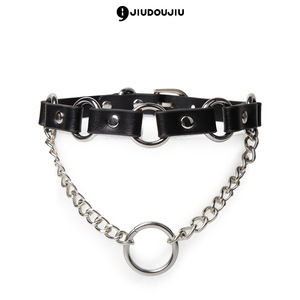 Collier érotique de style punk, accessoire d'entraînement SM, bondage, passion, jouets alternatifs, esclave féminine, outil de flirt sexuel, pour le cou - Product Image 2