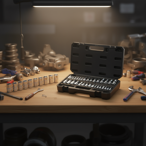 <b>Impact</b> <b>Sockets</b> Hex Bit <b>Socket</b> Set 1/2 In Drive Chrome Molybdenum Steel Sae And Metric Industrial Grade - Product Image 2