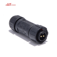 Connecteur LED étanche M12 2Pin femelle IP68 à montage sur panneau