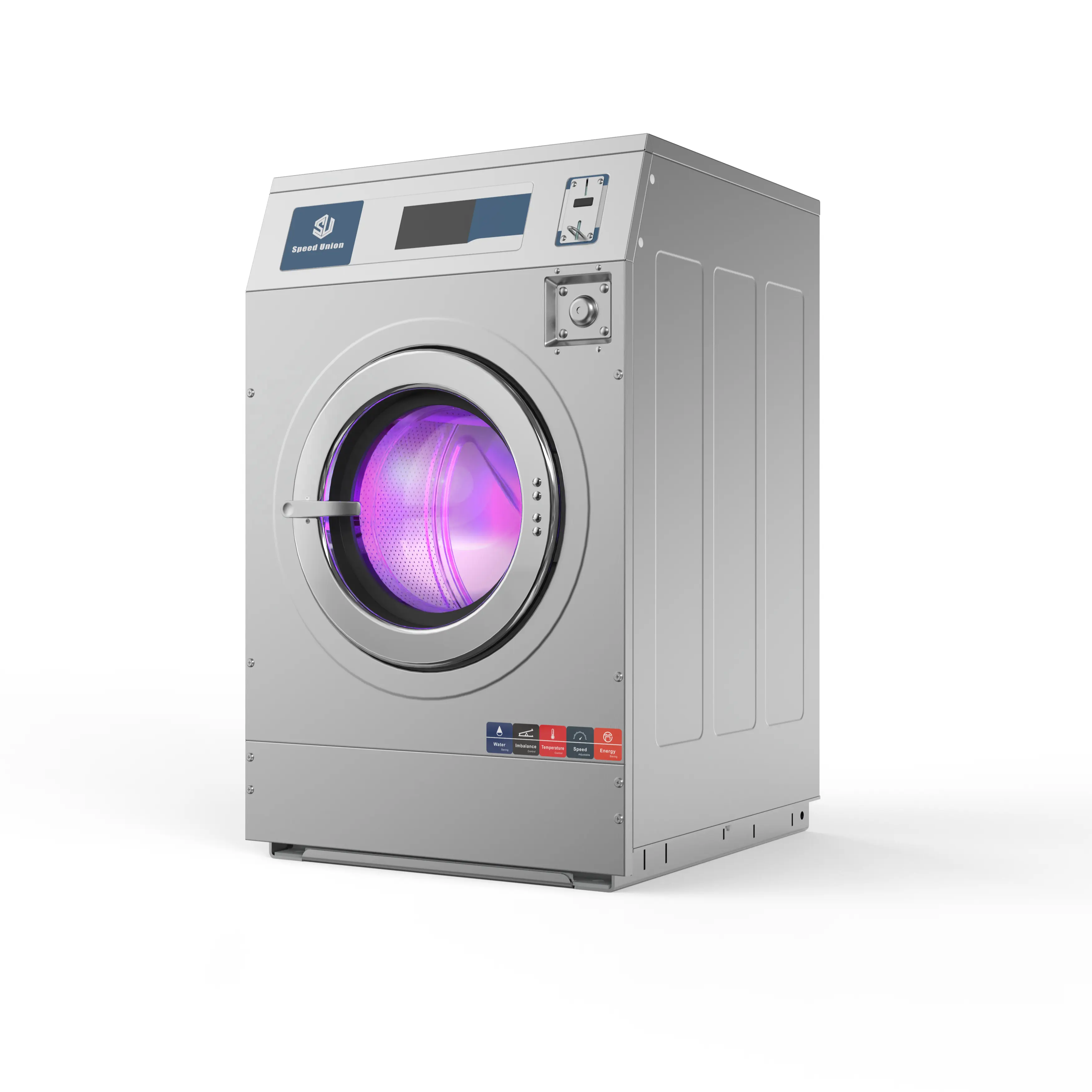 Satılık ticari yüksek Spin çamaşır makinesi Self-service çamaşır makinesi çamaşır ekipmanları