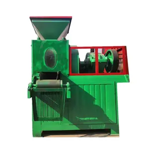 מכונת לבנית עץ מפעל קליפת קוקוס מכונת פחם סידן פחמתי עובד במהירות בצורת כדור אליפסה מכונת עיתונות קולה