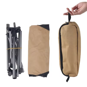 High Quality Outdoor Camping <b>Foldable</b> Furniture Frame Ultralight Moon Portable Aluminum Folding Chair Picnic and Fishing - Product Image 4