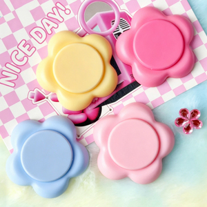 Hot Selling Creative Flower Pink Makeup Palette Box Eyeshadow Blush <b>Compact</b> <b>Powder</b> Container Universal Cosmetic Packaging - Product Image 5