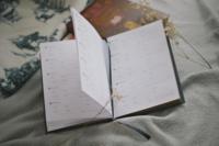 Carnet de lecture à couverture rigide LABON, format A5, pour le suivi des avis de lecture, avec dorure à chaud, mise en page intérieure personnalisée, papier premium, journal de bord, vente en gros
