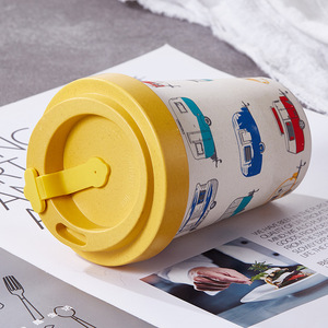 Produits écologiques 2023 microwavable <span class=keywords><strong>RPET</strong></span> recyclage plastique café tasse <span class=keywords><strong>en</strong></span> verre gobelets à café originaux avec couvercles - Product Image 4