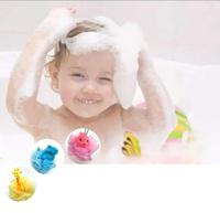 Éponge de douche en forme d'animal Loofahs Pouf Brosses de bain Éponges et épurateurs