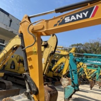 Excavator Crawler Hidrolik Model Baru SANY SY75c sy60C PRO SY35U sy55u sy75c Warna Kuning Hitam Tipe Track