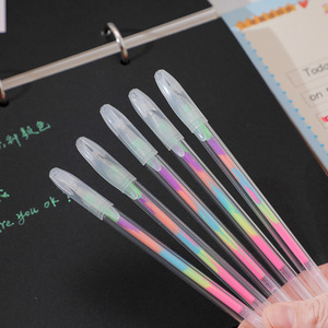 Bolígrafo de gel con purpurina de colores, punta de bala de 1.0 mm, para la escuela, oficina, escritura, resaltado, diario, niños, estudiantes, carcasa de plástico - Product Image 1