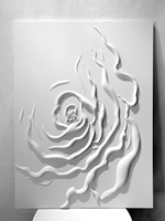Peinture décorative abstraite sur toile en gros personnalisée, nature morte, Wabi Sabi, faite à la main, texture 3D, minimaliste
