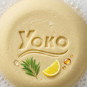 Y760 YOKO GOLD MOUSSE <b>SOAP</b> FRESH CALM 100g. Creamy Mousse Cleanser with Soft Rich Green Tea Extract, Tea Tree Oil and Vitamin - Product Image 4