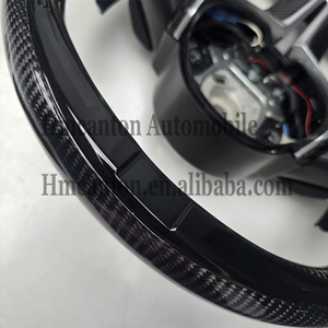 Popular Wholesale Leather Carbon Fiber LED Steering <b>Wheel</b> for BMW 3 Series 5 Series F10 F20 F30 F90 F01 F02 Car Steering <b>Wheel</b> - Product Image 2