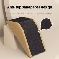 Bloc de squat en forme de cale, brique de yoga, aide à la remise en forme, protection des genoux, haute densité, résistant à l'abrasion, style papier de verre, accessoire sportif