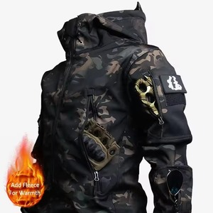 Veste d'alpinisme coupe-vent imperméable pour hommes, veste rigide d'extérieur, vêtements de travail, vêtements tactiques - Product Image 6