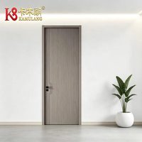 Portes intérieures modernes en bois massif composite MDF mélaminé polymère, isolation phonique, construction durable, garantie 1 an, pour appartement et salle à manger