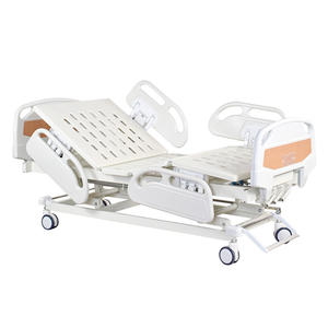 Venta caliente BOXIN Tres funciones Médico Paciente Cama de hospital Manual Tres manivela Barandillas de aleación de aluminio 250kg - Product Image 4