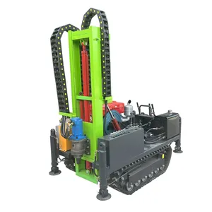 Petite plate-forme de forage multifonctionnelle rotative portable de 50m de profondeur diesel micro manuelle