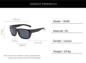 Gafas de sol polarizadas de diseño retro personalizado para turismo, conducción, playa, protección UV para hombres y mujeres. - Product Image 5