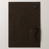 Tapis de prière pliable en daim simple personnalisé avec boussole Qibla et poche antidérapante |   Tapis de prière islamique OEM (taille personnalisable) pour