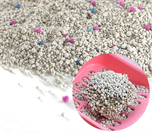 เบนโทไนท์ทรายแมวควบคุมกลิ่นระดับพรีเมี่ยมขนาด1-3.5มม. เป็นมิตรกับสิ่งแวดล้อมพร้อมเอฟเฟกต์เป็นก้อนสำหรับแมว - Product Image 2