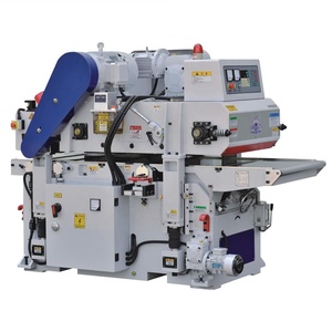 Macchina per Lavorazione del Legno Industriale con Motore Potente, Pialla a Doppio Lato, Spessoratrice Bilaterale con Testa di Taglio Elicoidale - Product Image 1