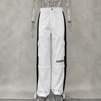 Pantalon de survêtement décontracté en coton personnalisé Guangzhou Shangshang, avec broderie et patchs, pantalon cargo camouflage détachable
